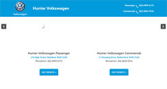 Desktop Screenshot of huntervolkswagen.com.au